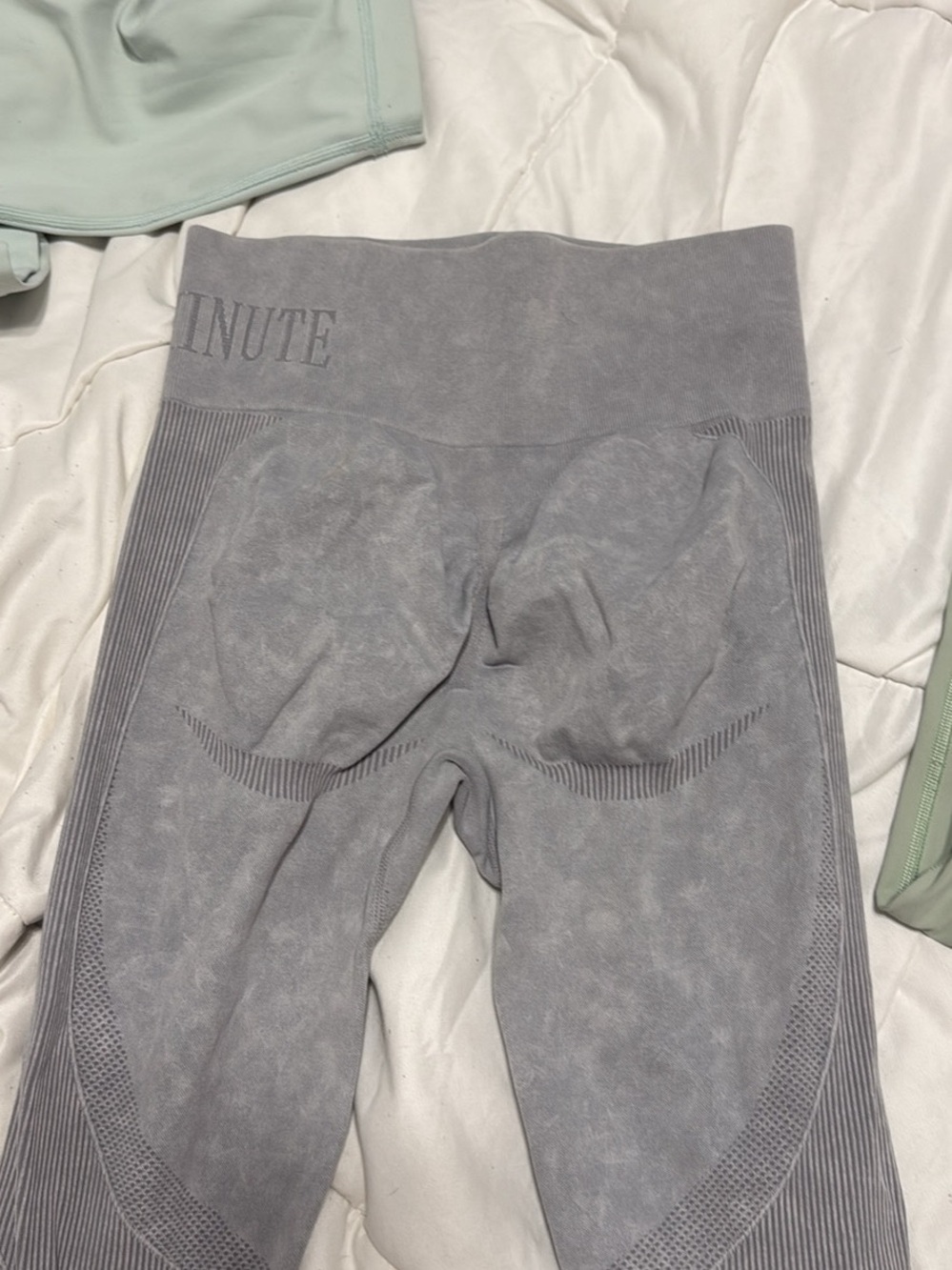 High-Rise Gray Sculpting Leggings -